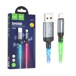 Кабель USB Apple Lightning Hoco U112 (2.4А) <серый>