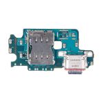 Плата нижняя для Samsung SM-S931B (Galaxy S25) на системный разъем, разъем Sim-карты и микрофон (оригинал)