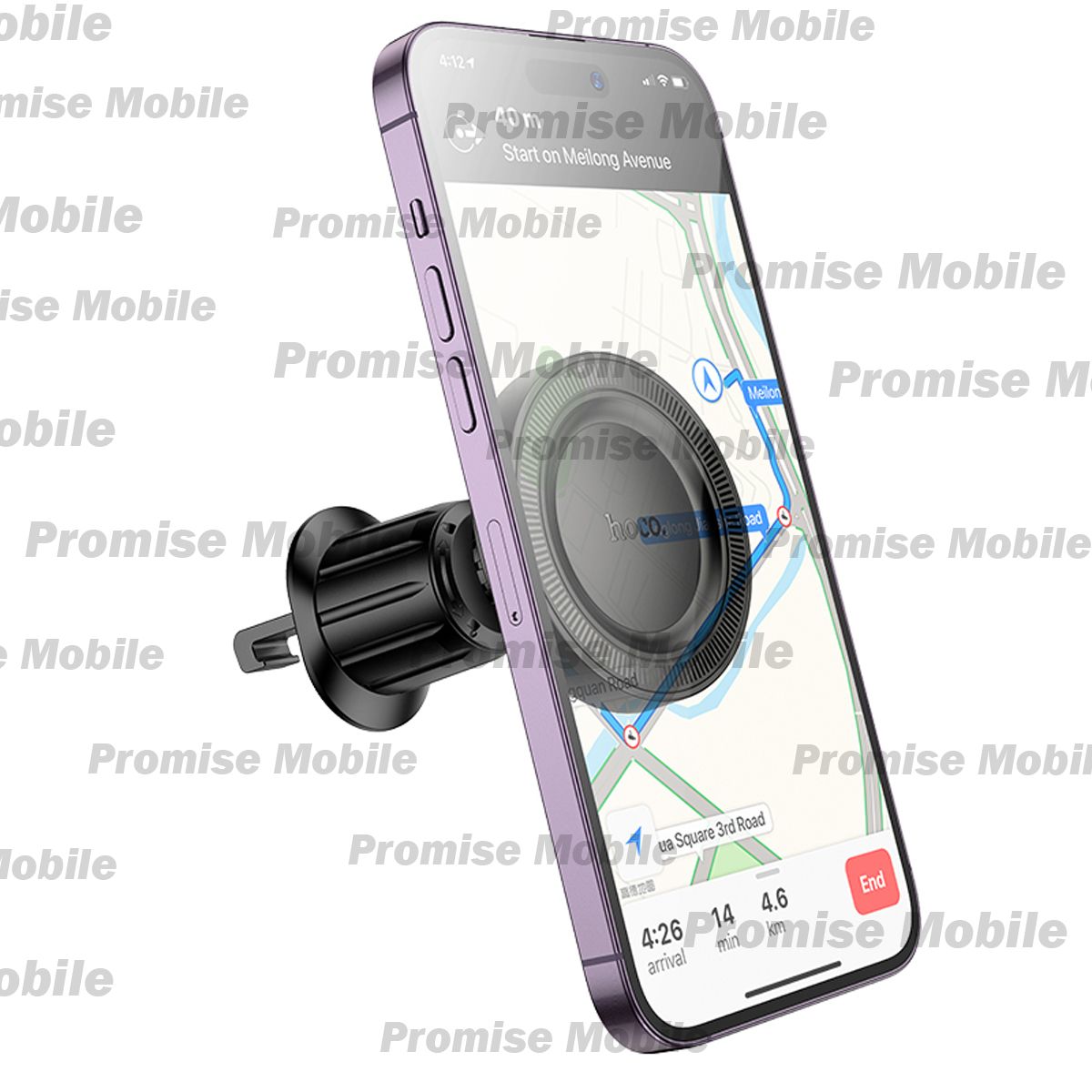 Автомобильный держатель Hoco H56 <черный> ― Розничный PromiseMobile