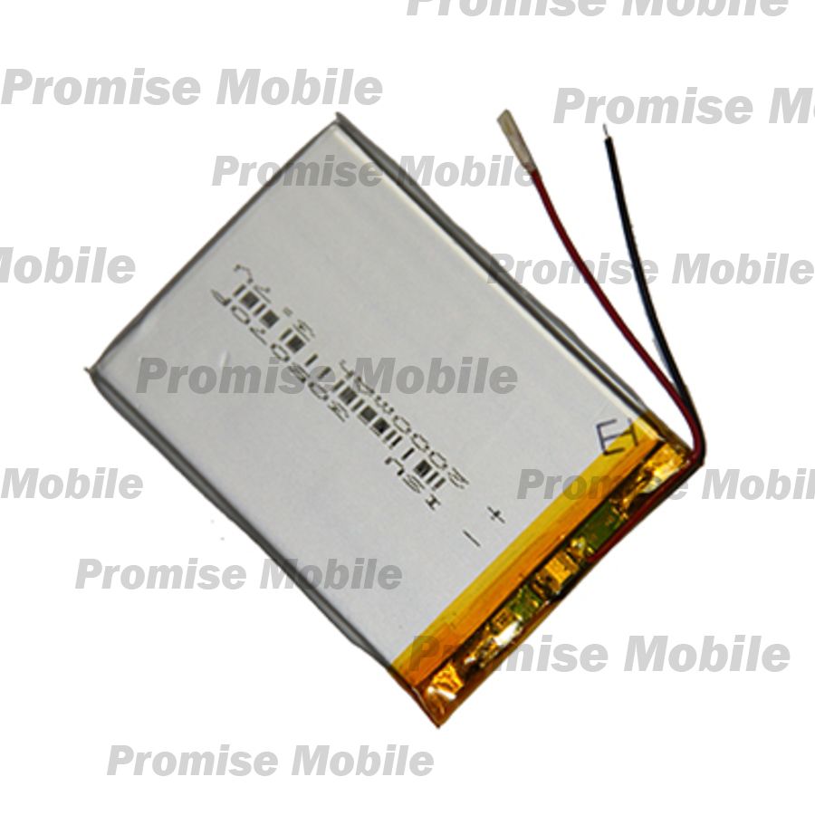 Аккумуляторная батарея для планшета RoverPad (50*70*2 mm/3,7v/Li-Pol/2 контакта) 2000 mAh ― Розничный PromiseMobile
