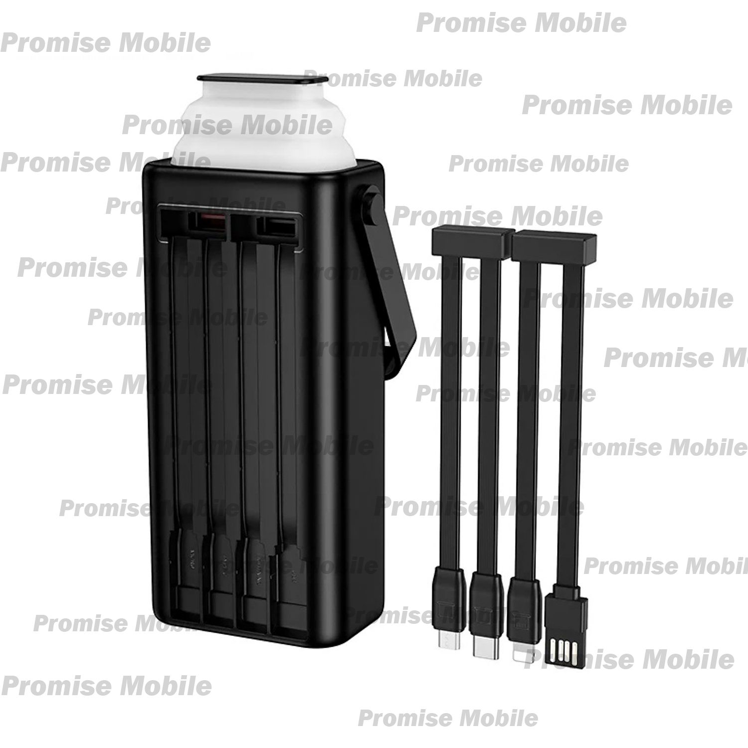 Внешний аккумулятор Borofone BJ65 (30000 mAh/22.5W/PD20W/USB/Type-C/Lightning/USB*2/Type-C) <черный> ― Розничный PromiseMobile