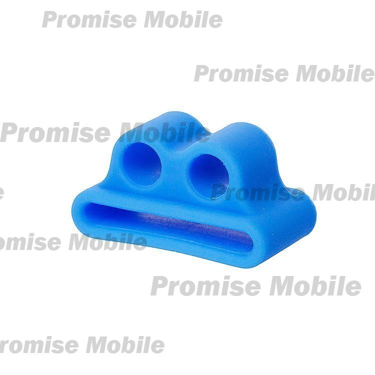 Держатель для наушников Apple AirPods силиконовый <синий> ― Розничный PromiseMobile