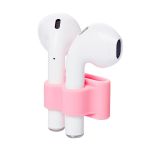 Держатель для наушников Apple AirPods силиконовый <розовый>