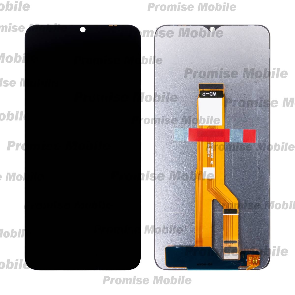 Дисплей для Huawei Honor X6a в сборе с тачскрином <черный> (оригинал) ― Розничный PromiseMobile