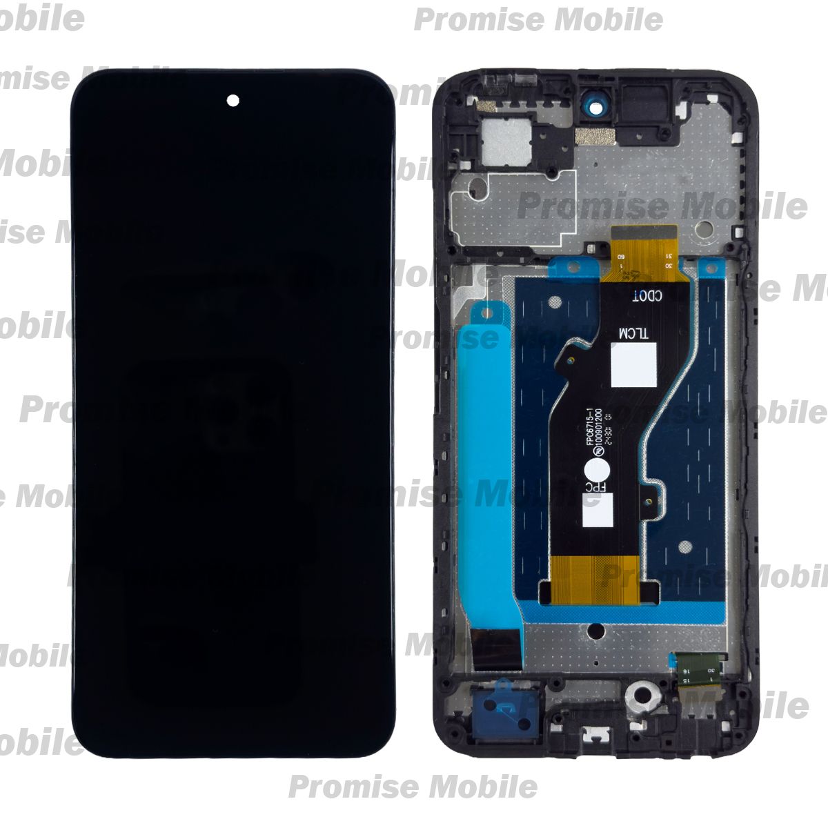 Дисплей для Infinix Hot 50i (X6531B) модуль в сборе с тачскрином <черный> (оригинал) ― Розничный PromiseMobile