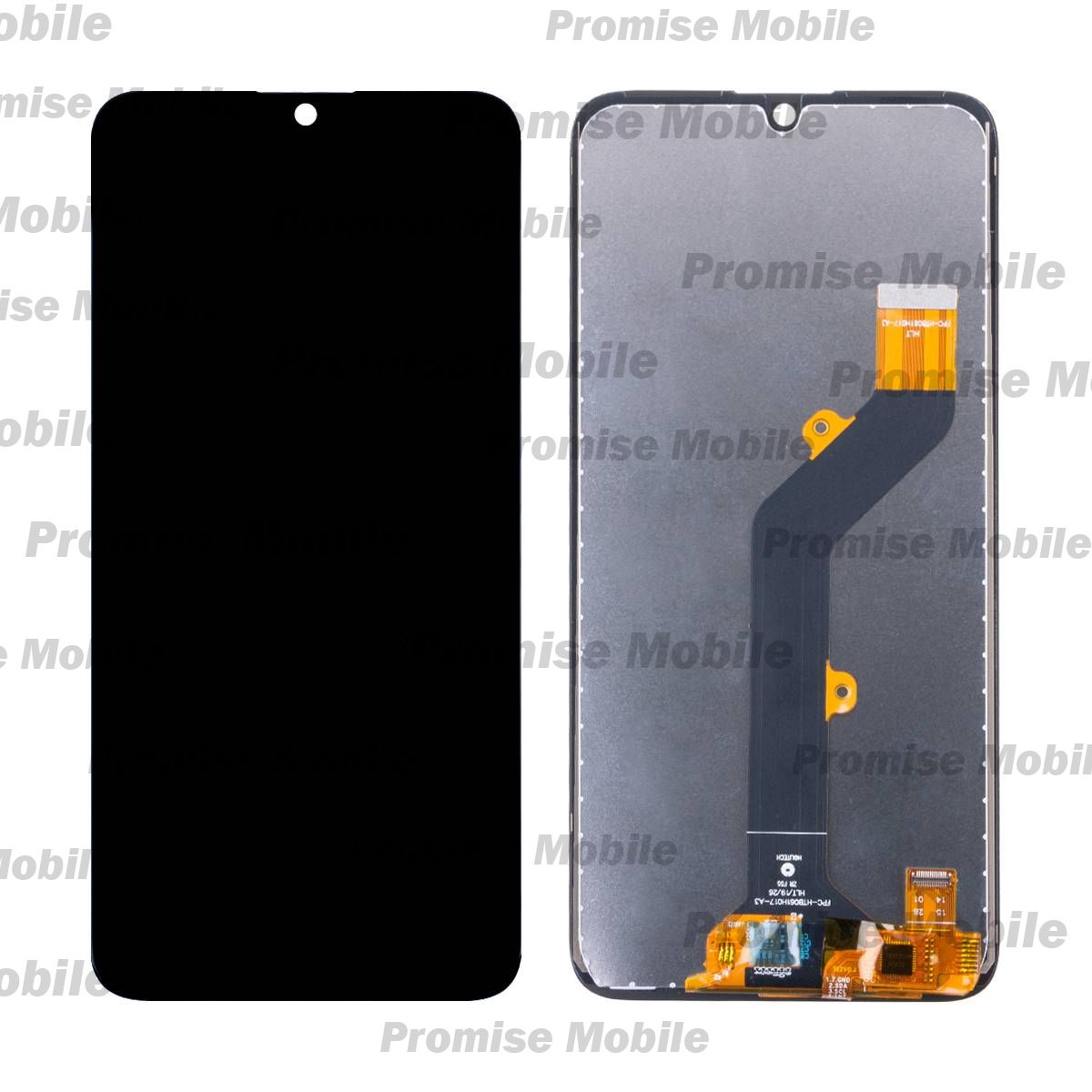 Дисплей для Itel A48 (L6006) в сборе с тачскрином <черный> ― Розничный PromiseMobile
