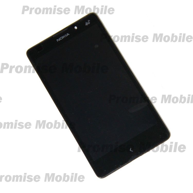 Дисплей для Nokia RM-1030 модуль в сборе с тачскрином <черный> ― Розничный PromiseMobile