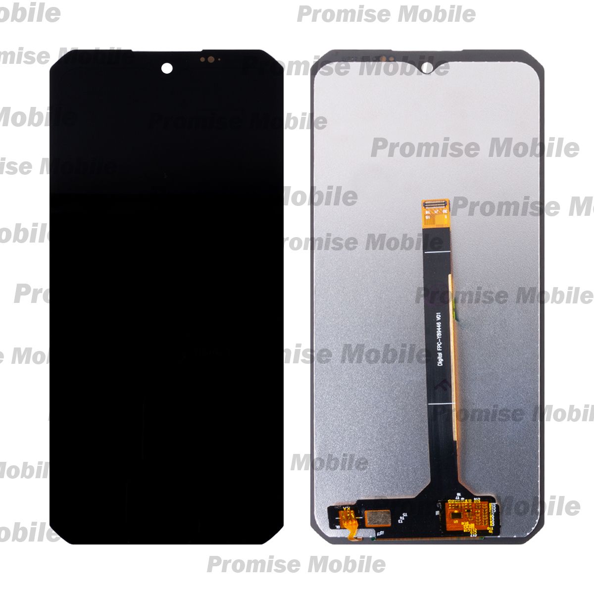 Дисплей для Oukitel WP22 в сборе с тачскрином <черный> ― Розничный PromiseMobile