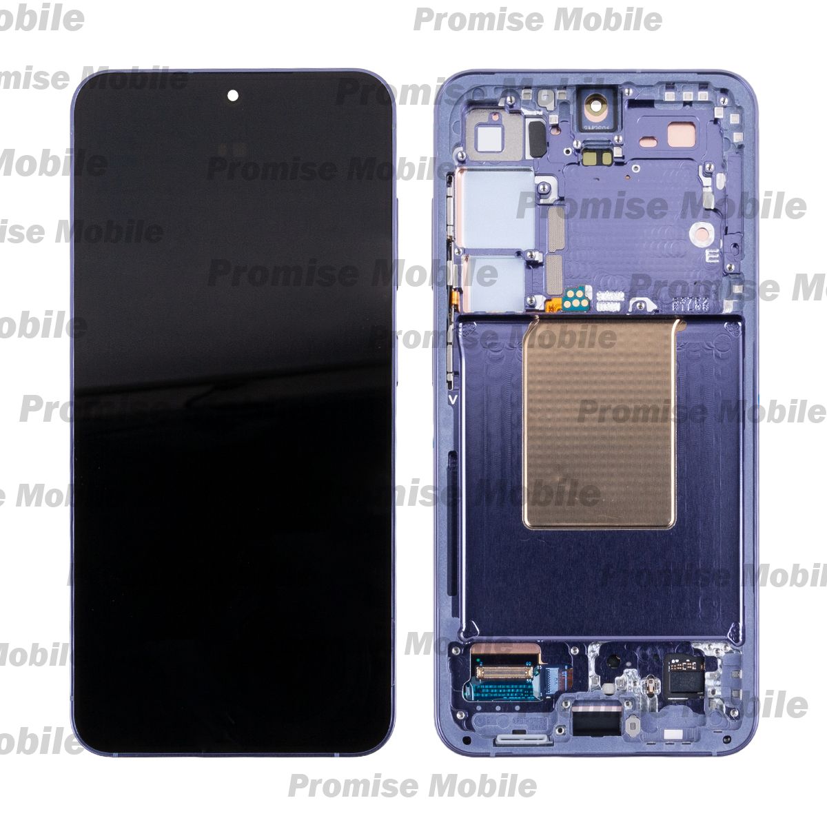 Дисплей для Samsung SM-S921B (Galaxy S24) модуль в сборе с тачскрином <фиолетовый> (оригинал SP) ― Розничный PromiseMobile