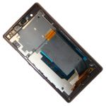 Дисплей для Sony C6603 (Xperia Z) модуль в сборе с тачскрином <фиолетовый>