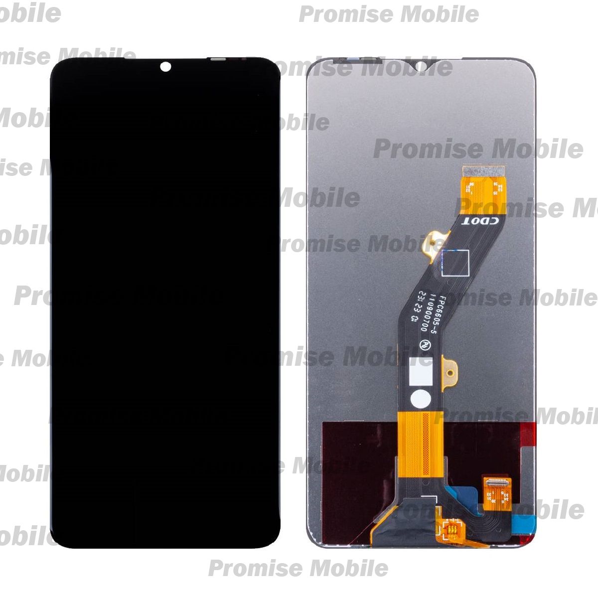 Дисплей для Tecno Spark 10C (KI5m) в сборе с тачскрином <черный> (оригинал) ― Розничный PromiseMobile