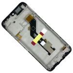 Дисплей для Tecno Spark 7 (KF6n) модуль в сборе с тачскрином <черный> (оригинал)