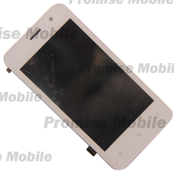 Дисплей для Fly FS409 (Stratus 9) модуль в сборе с тачскрином <белый> ― Розничный PromiseMobile