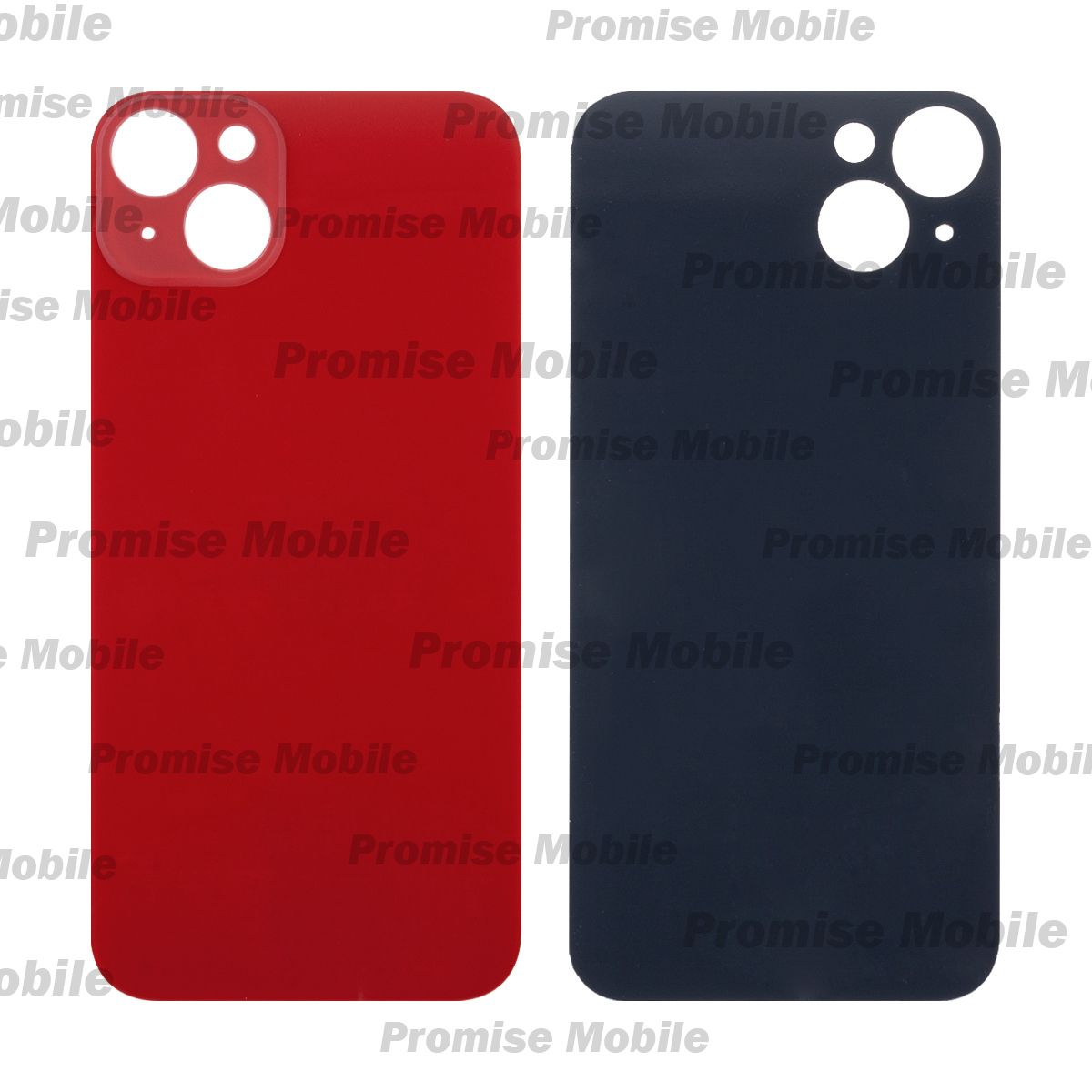 Задняя крышка для Apple iPhone 14 Plus (широкий вырез под камеру) <красный> ― Розничный PromiseMobile