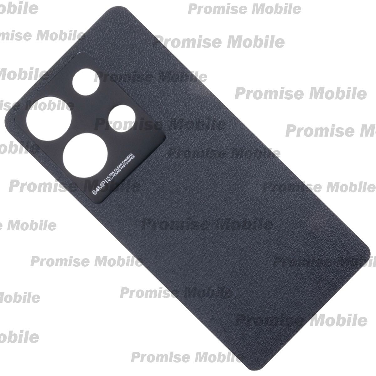 Задняя крышка для Infinix Note 30 (X6833B) (имитация кожи) <черный>  ― Розничный PromiseMobile