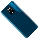 Задняя крышка для Xiaomi Redmi Note 9 Pro со стеклом камеры <серый> (оригинал)