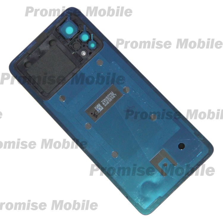 Задняя крышка для Xiaomi 2201116PG со стеклом камеры <черный> (оригинал) ― Розничный PromiseMobile