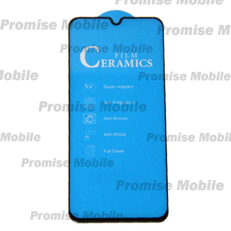 Защитная пленка для Samsung SM-A405F (Galaxy A40) (полное покрытие, силикон) <черный> ― Розничный PromiseMobile
