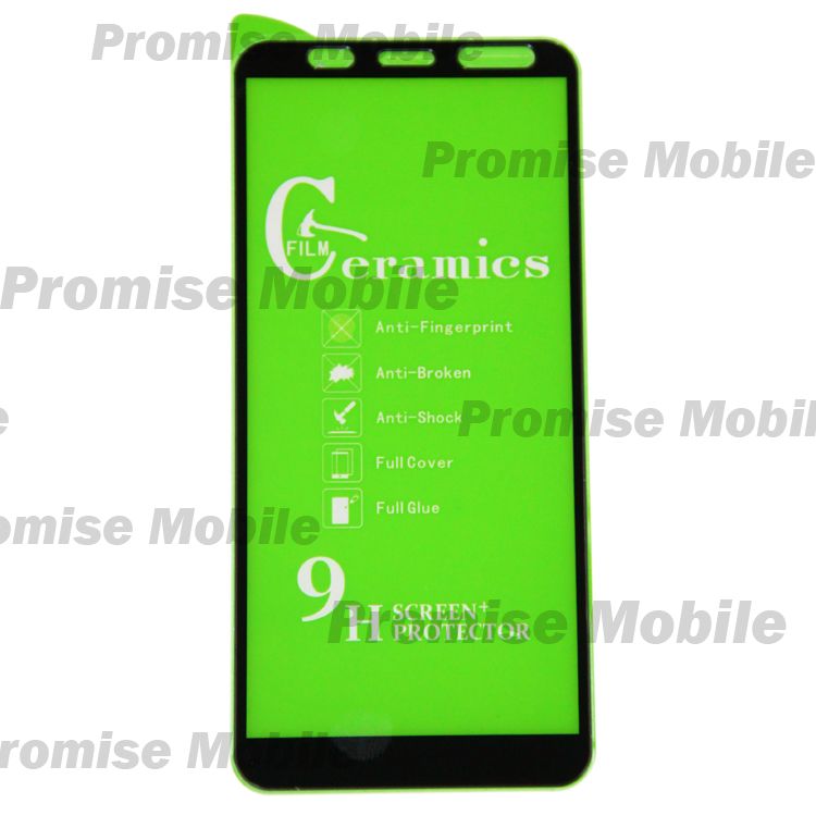 Защитная пленка для Xiaomi Redmi Note 5 Pro (полное покрытие, силикон) <черный> ― Розничный PromiseMobile