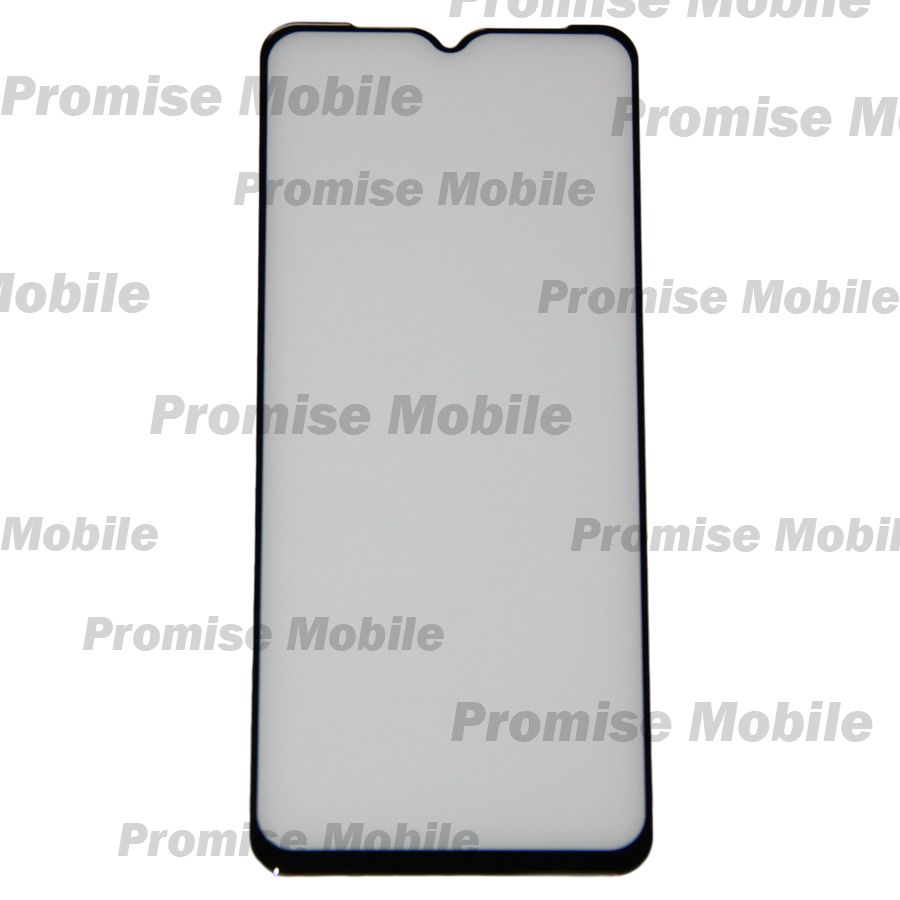Защитное стекло для Oppo A16 (2.5D/закаленное, полная наклейка) <черный> в блистере ― Розничный PromiseMobile