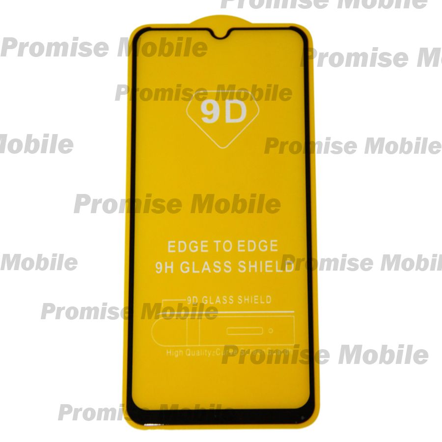 Защитное стекло для Oppo A16 (2.5D/полная наклейка) <черный> ― Розничный PromiseMobile