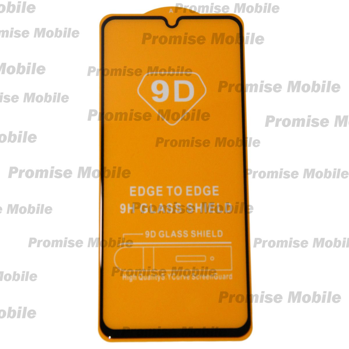Защитное стекло для Xiaomi 2409BRN2CY (2.5D/полная наклейка) <черный> ― Розничный PromiseMobile