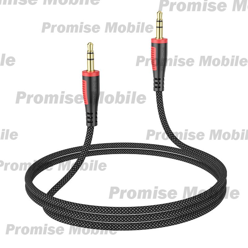 Кабель AUX 3.5 mm - 3.5 mm Borofone BL14 <черный> ― Розничный PromiseMobile
