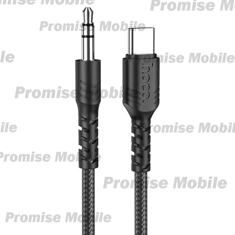 Кабель AUX Type-C - 3.5 mm Hoco UPA-17 (1 м.) <черный> ― Розничный PromiseMobile