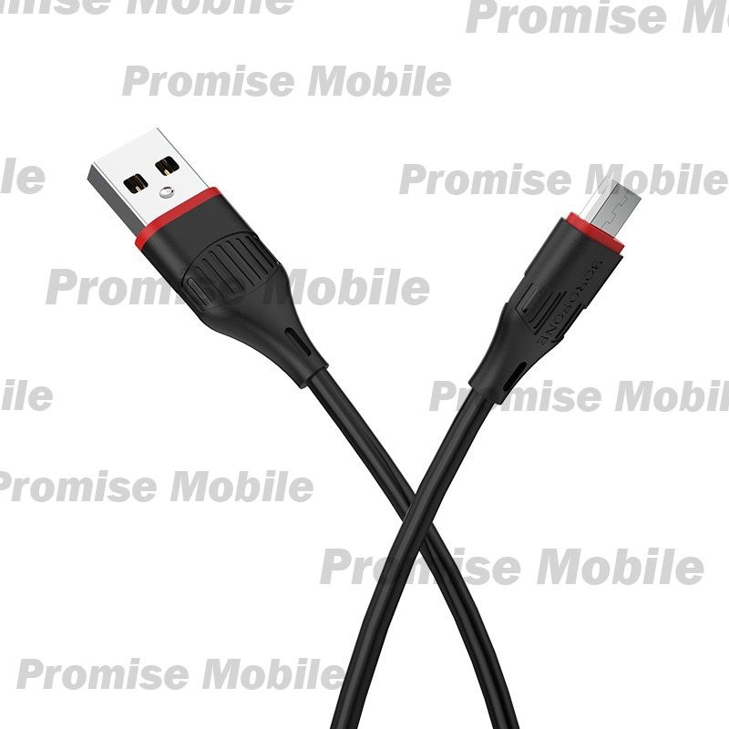 Кабель USB для Sony SGP771 (Xperia Tablet Z4) Borofone BX17 <черный> ― Розничный PromiseMobile