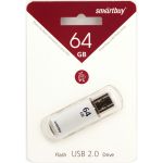 Карта памяти USB 64 Gb Smart Buy V-Cut в блистере <серебро>