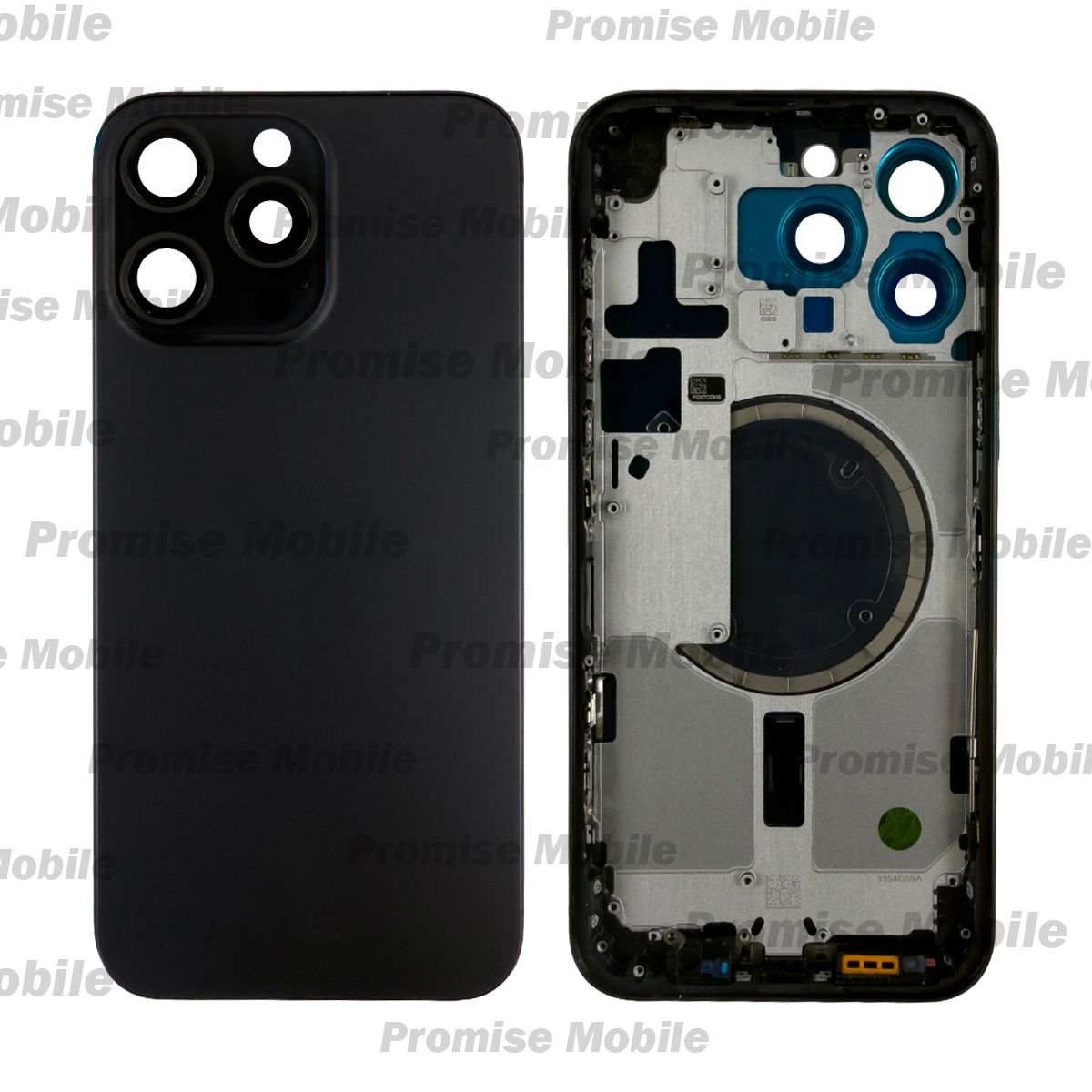 Корпус для Apple iPhone 15 Pro Max (1 Sim) <черный> (оригинал) ― Розничный PromiseMobile