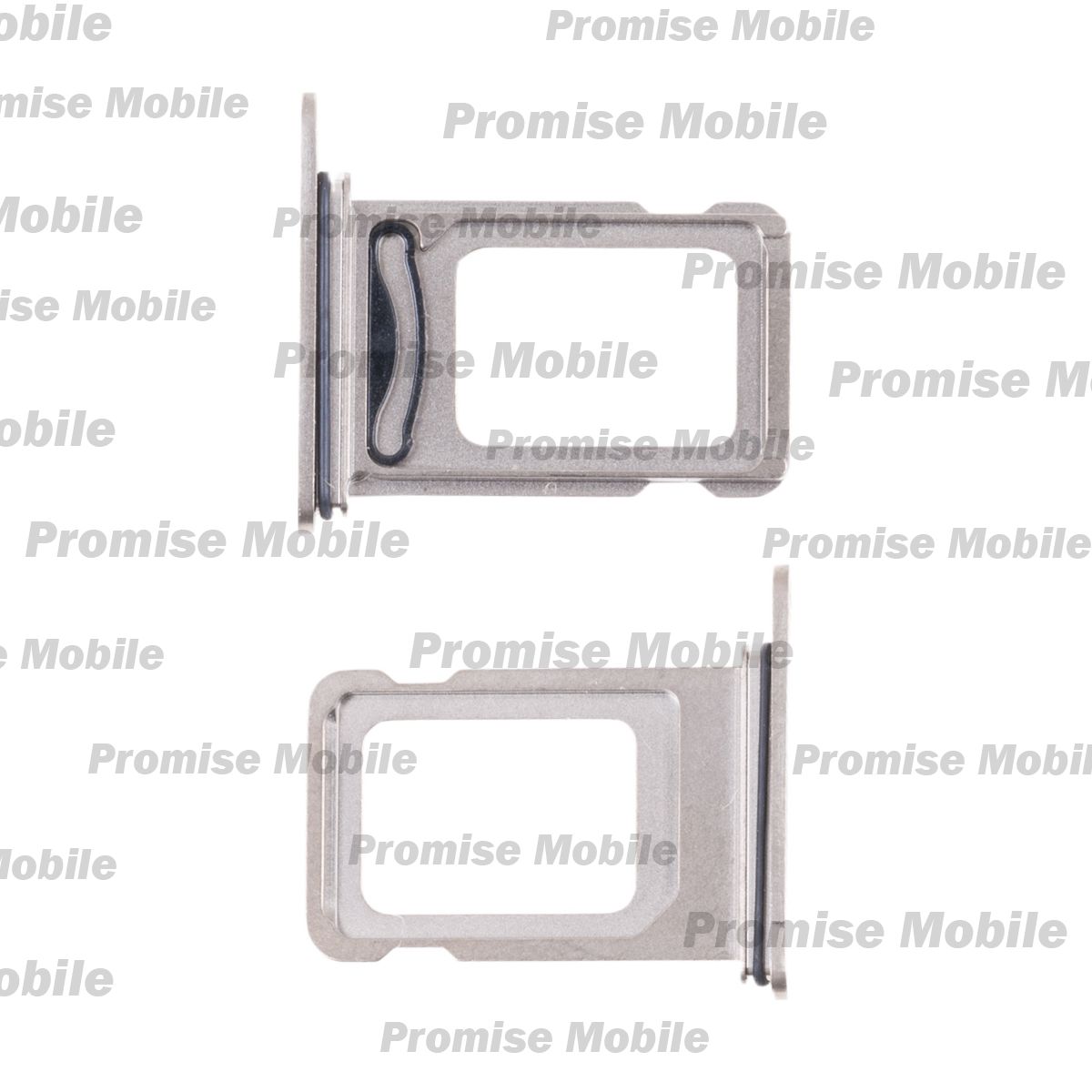 Лоток sim-карты для Apple iPhone 15 Pro (2 Sim) <серый> ― Розничный PromiseMobile