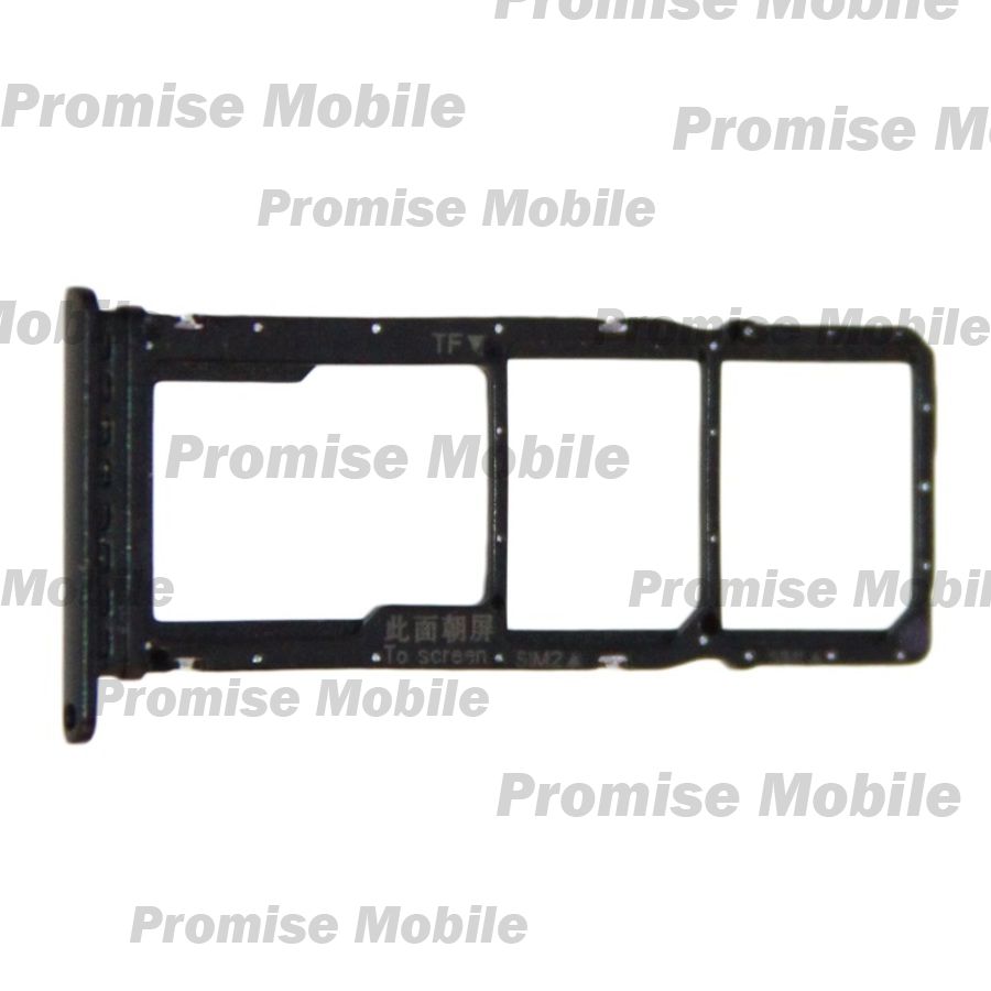 Лоток sim-карты для Huawei P40 Lite E и карты памяти <черный> ― Розничный PromiseMobile