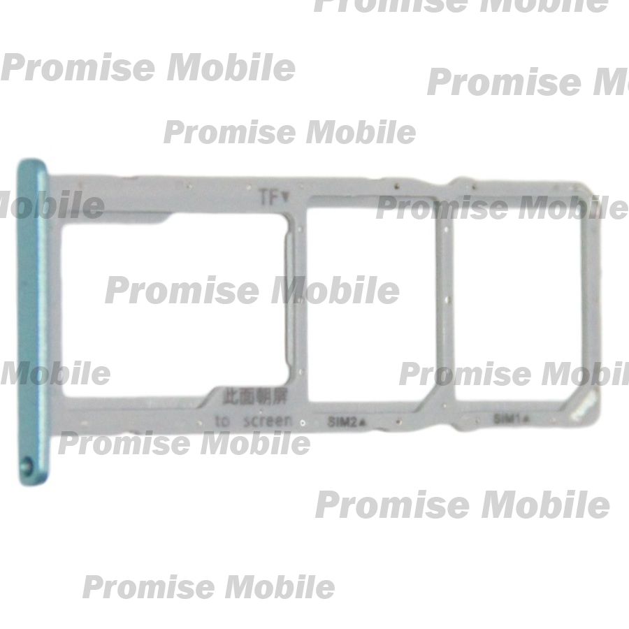 Лоток sim-карты для Huawei DRA-LX9 и карты памяти <синий> ― Розничный PromiseMobile