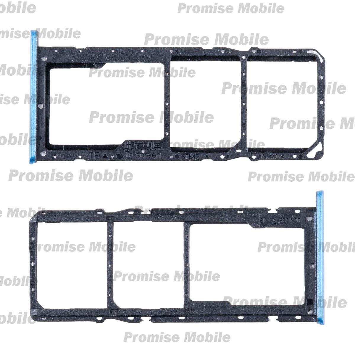 Лоток sim-карты для Realme RMX3231 и карты памяти <синий> ― Розничный PromiseMobile