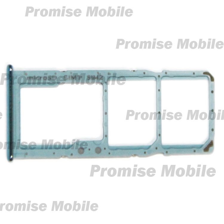 Лоток sim-карты для Samsung SM-A515F (Galaxy A51) и карты памяти <голубой> ― Розничный PromiseMobile
