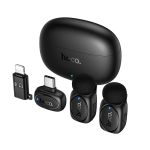 Микрофон петличный Hoco L19 для iPhone (USB-C) <черный>