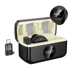 Микрофон петличный Hoco L22 для iPhone (USB-C) <черный>
