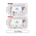 Набор магнитных ковриков MaAnt (двусторонние, с раскладкой для iPhone, (X-15PM) 12 шт.)