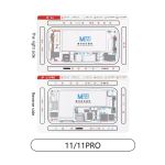 Набор магнитных ковриков MaAnt (двусторонние, с раскладкой для iPhone, (X-15PM) 12 шт.)