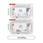 Набор магнитных ковриков MaAnt (двусторонние, с раскладкой для iPhone, (X-15PM) 12 шт.)