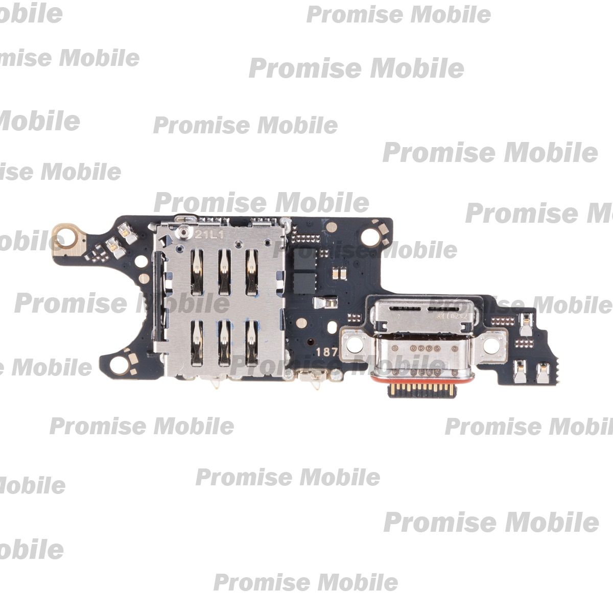 Плата нижняя для Huawei Honor 200 Pro на системный разъем, разъем Sim-карты и микрофон ― Розничный PromiseMobile