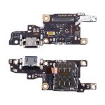 Плата нижняя для Huawei Nova 14 Pro на системный разъем, разъем Sim-карты и микрофон (оригинал)