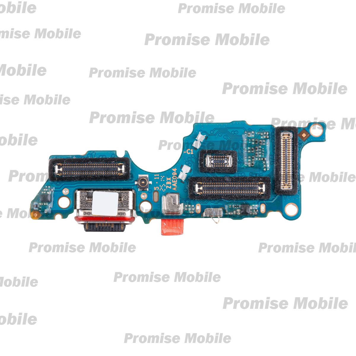 Плата нижняя для Realme 15 5G на системный разъем, разъем Sim-карты и микрофон (оригинал) ― Розничный PromiseMobile