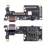 Плата нижняя для Realme GT 7T на системный разъем, разъем Sim-карты и микрофон (оригинал)