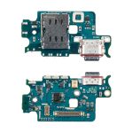 Плата нижняя для Samsung SM-S911B (Galaxy S23) на системный разъем, разъем Sim-карты и микрофон (оригинал)