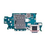 Плата нижняя для Samsung SM-S916E (Galaxy S23 Plus) (Европейский рынок!!!) на системный разъем, разъем Sim-карты и микрофон (оригинал)