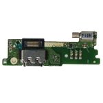 Плата нижняя для Sony G3112 (Xperia XA1 Dual) на системный разъем, вибромотор и микрофон