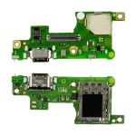 Плата нижняя для Tecno Spark 20 Pro+ (KJ7) на системный разъем, разъем Sim-карты и микрофон (оригинал)