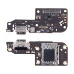 Плата нижняя для Xiaomi Poco F5 на системный разъем, разъем Sim-карты и микрофон (оригинал)